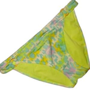 Victoria's‎ Secret Neon Leopard Print Bikini Bottom Size L